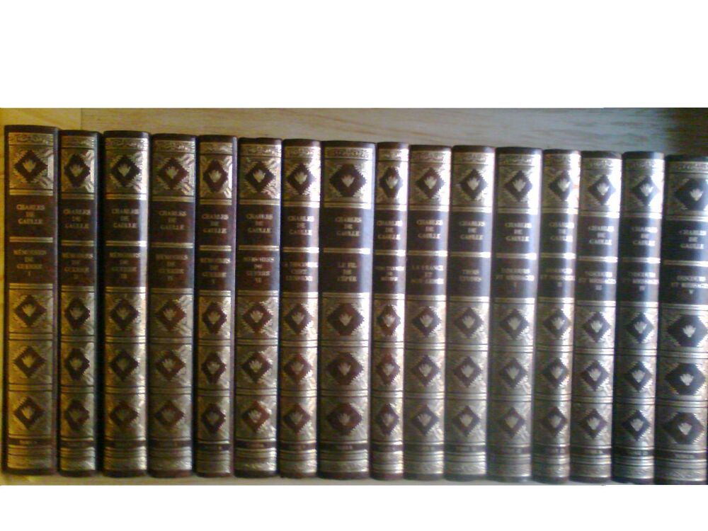 collection compl&egrave;te CHARLES DE GAULLE - lili Livres et BD