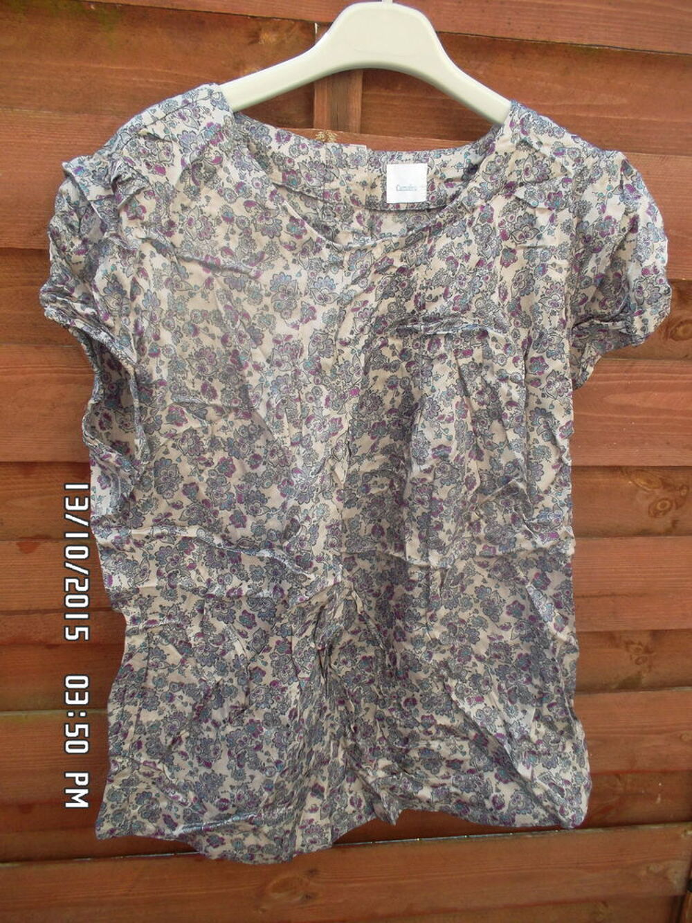 HAUT CAMAIEU T.42*JUSTE 3E*KIKI60230 Vêtements