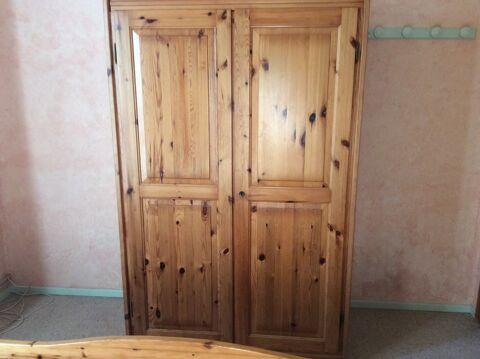 Armoire en pin massif 2 portes 80 La Peyrade (34)