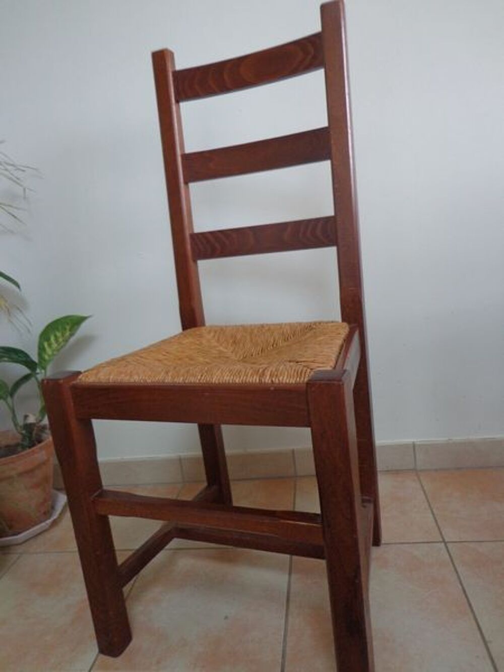 table de ferme en ch&ecirc;ne massif + 8 chaises Meubles