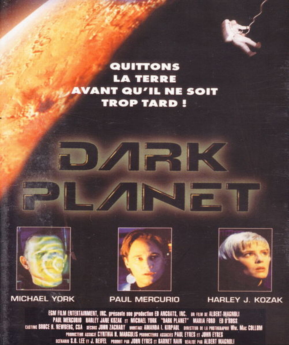 DVD Dark planet
DVD et blu-ray