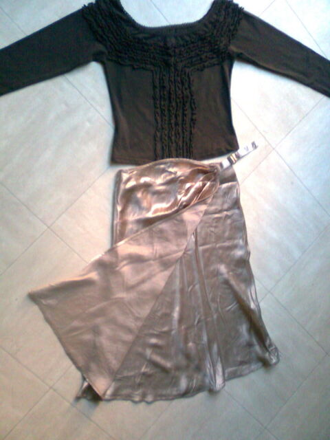 JUPE portefeuille satinée - gilet - zoe Martigues (13)