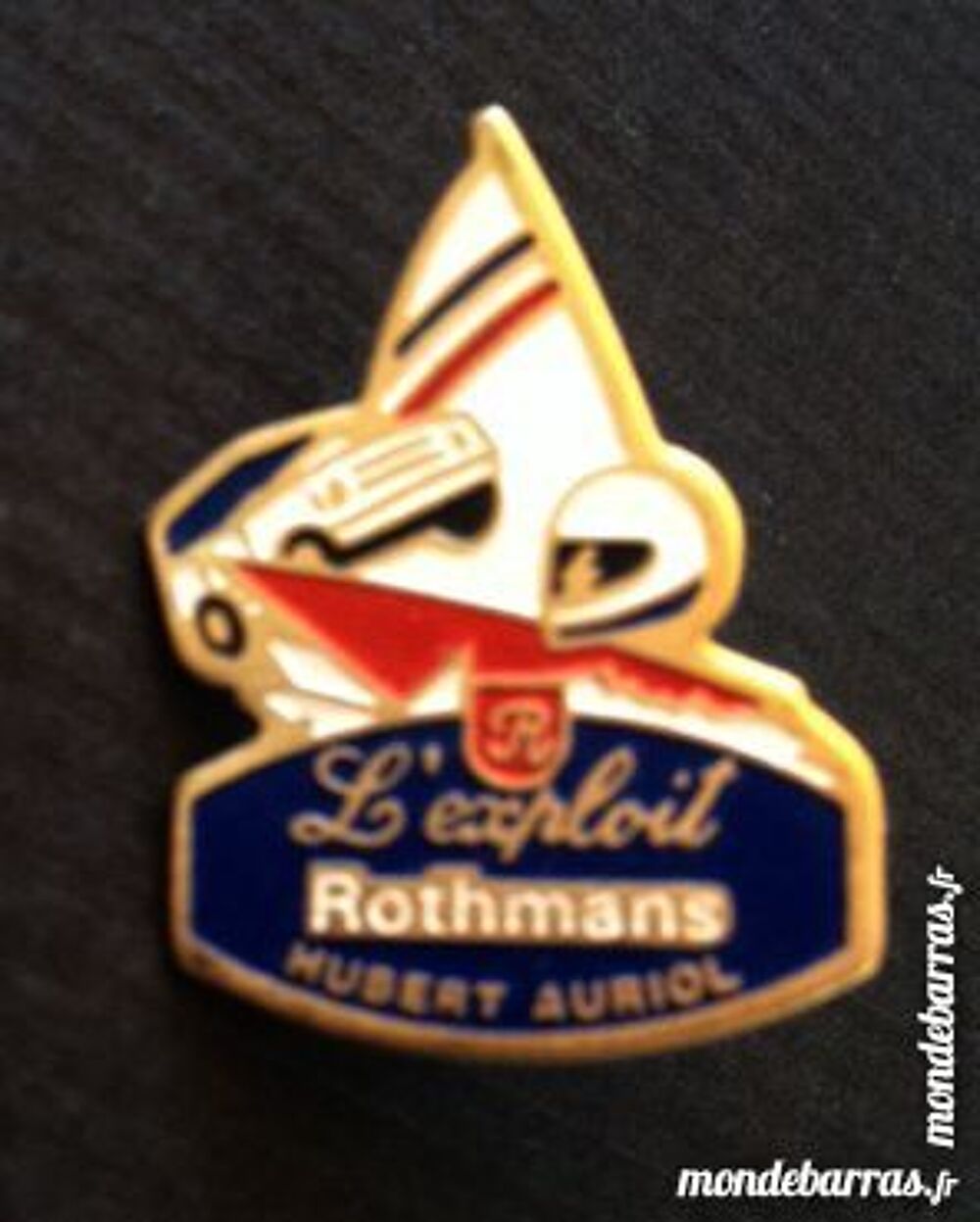 Pin's Hubert Auriol - Rothmans 