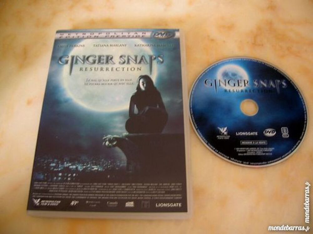 DVD GINGER SNAPS Resurrection DVD et blu-ray