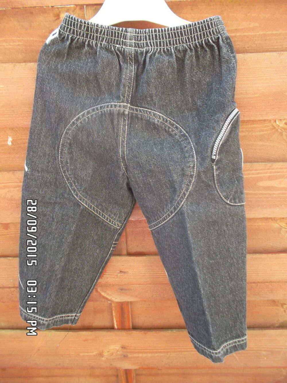 PANTALON NOIR*JUSTE 1E*KIKI60230 Vêtements enfants