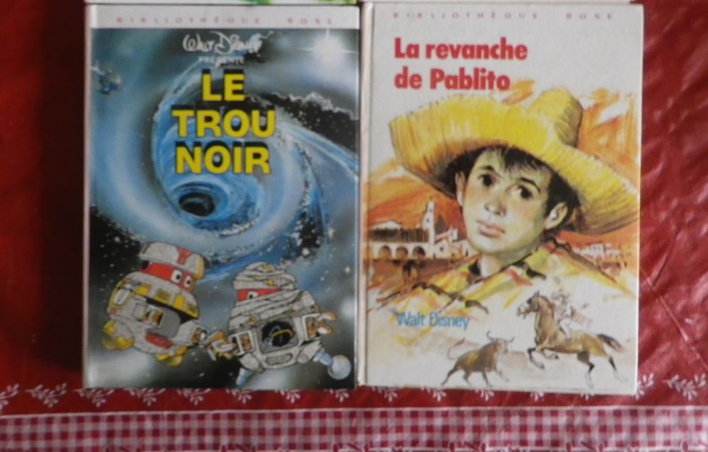 LOT DE 4 BIBLIO ROSE HIAWATHA TIC ET TAC TROU NOIR PABLITO Livres et BD