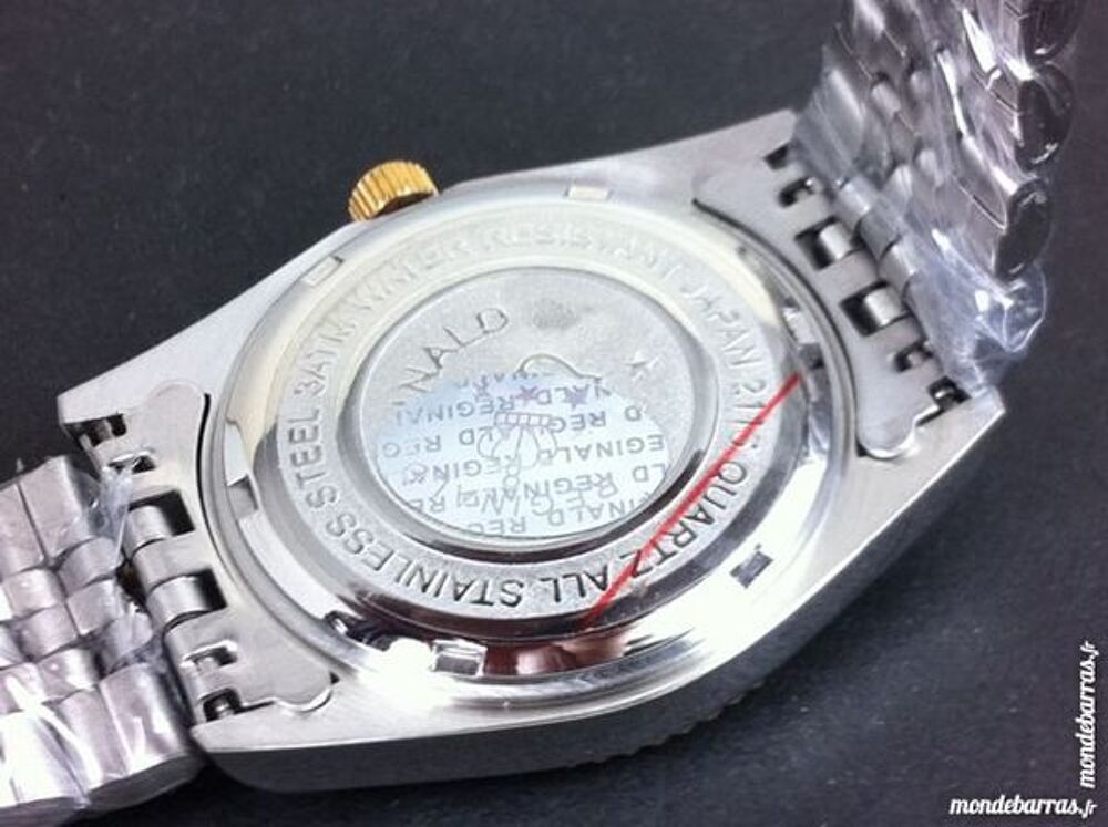 REGINALD CRYSTAL montre homme REG0006 Bijoux et montres