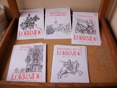Divers Livrets sur l'histoire de La Lorraine 1 Bouxwiller (67)