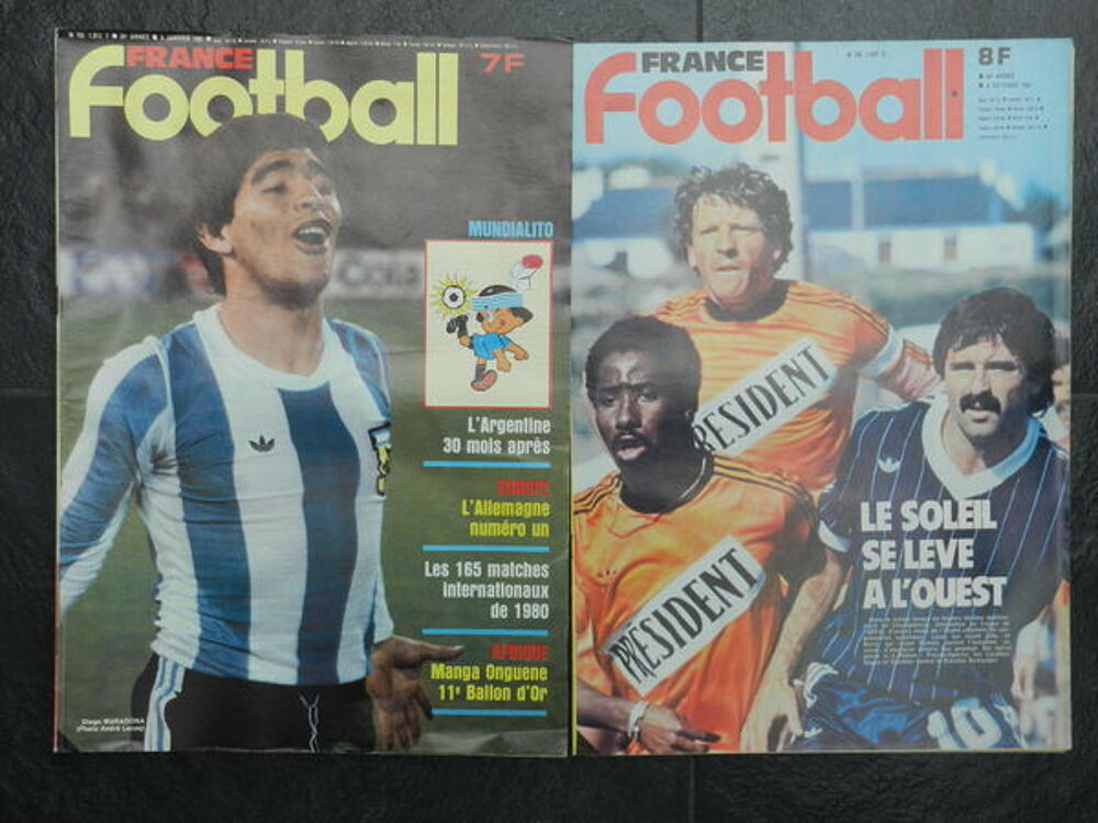 Collection France Football ann&eacute;e 1981 Livres et BD