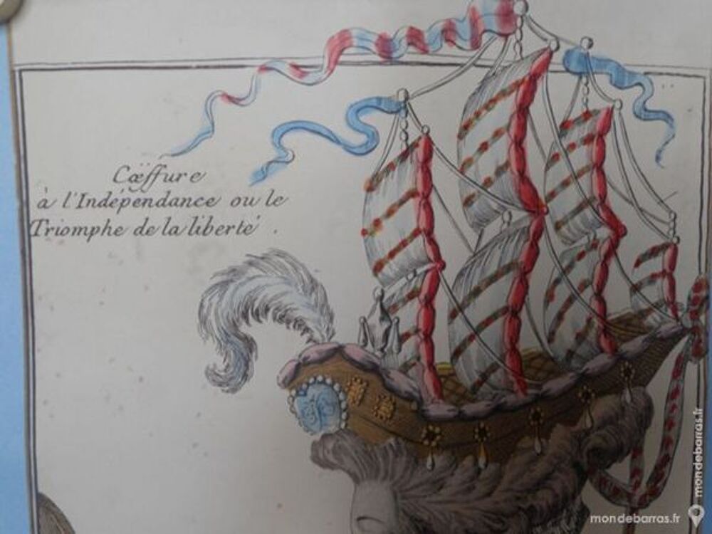 chromolithographie &laquo;L'image de l'ind&eacute;pendance&raquo; Meubles