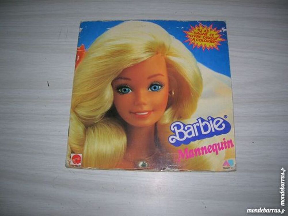 45 TOURS LIVRE DISQUE BARBIE MANNEQUIN CD et vinyles