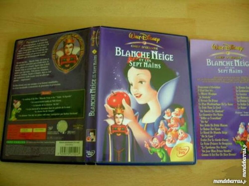 Dvd BLANCHE NEIGE ET LES SEPT NAINS - W. Disney DVD et blu-ray