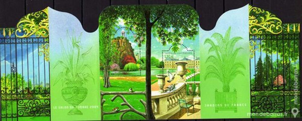 Feuillet N&deg; 62 -- Jardins de France. 