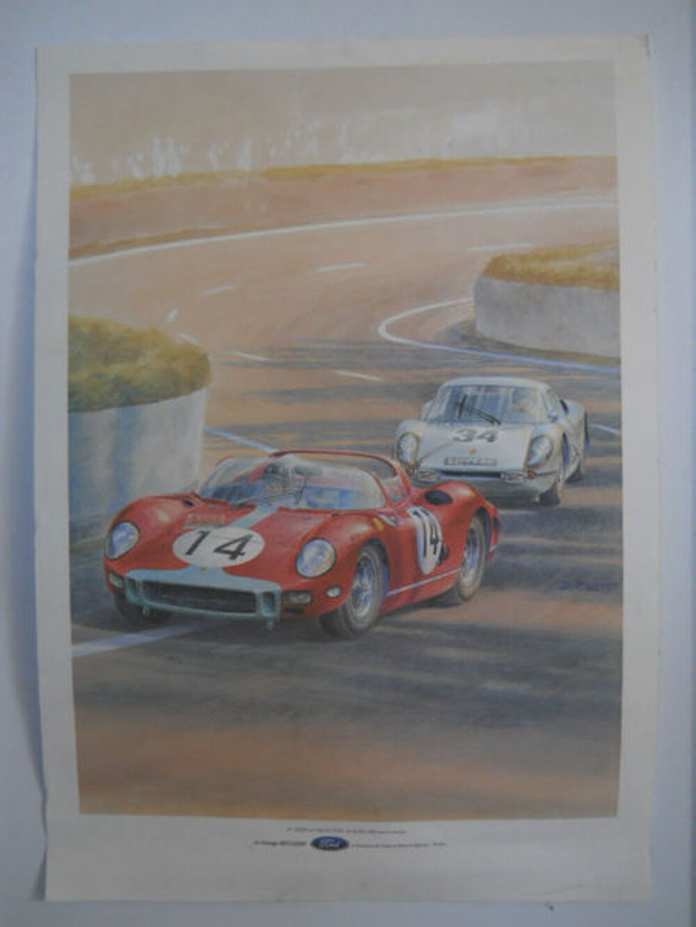 Ferrari 330P Edition d'art Daniel Picot 