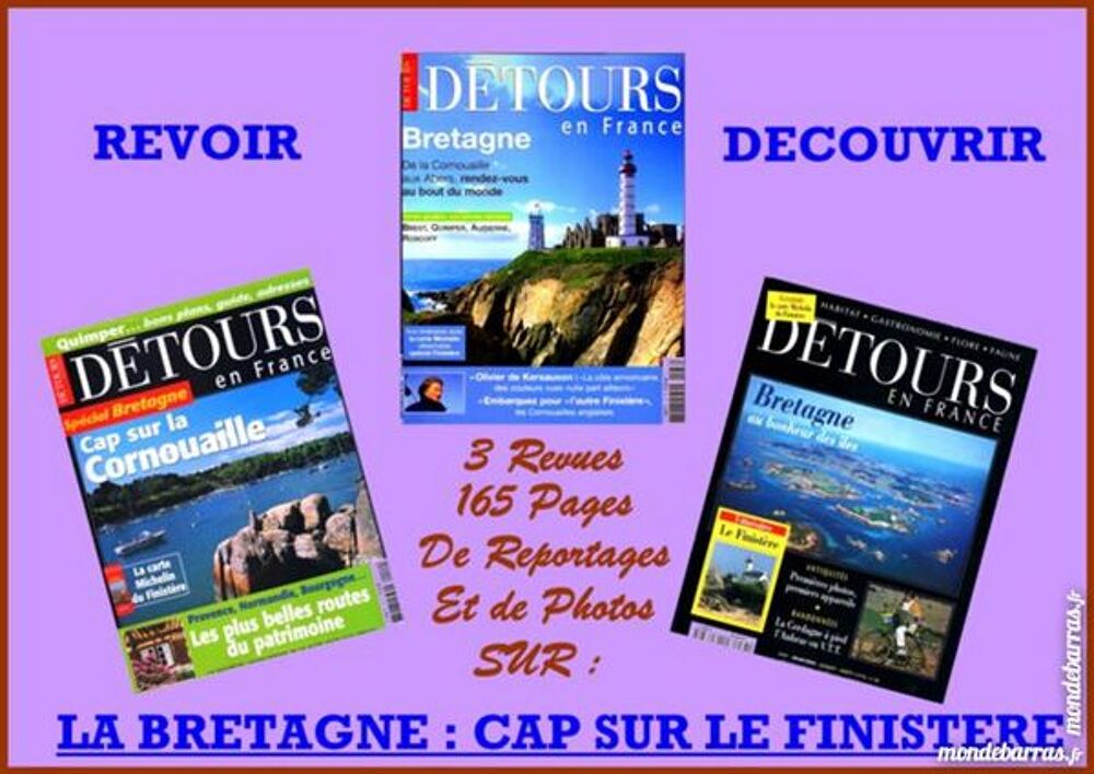 BRETAGNE - LE FINISTERE / prixportcompris Livres et BD