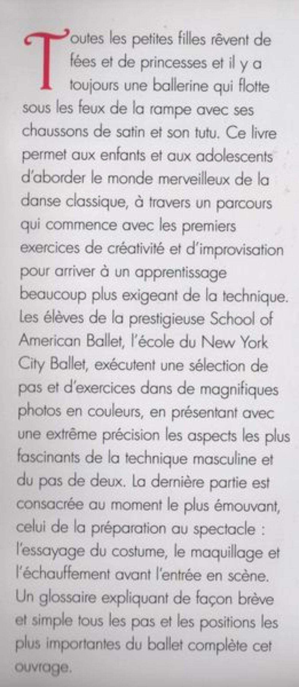 A la d&eacute;couverte du ballet / prixportcompris Livres et BD