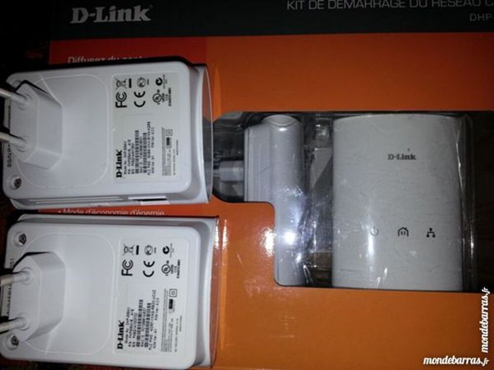 2 Prises CPL D-Link 200 Mbits/s Matériel informatique