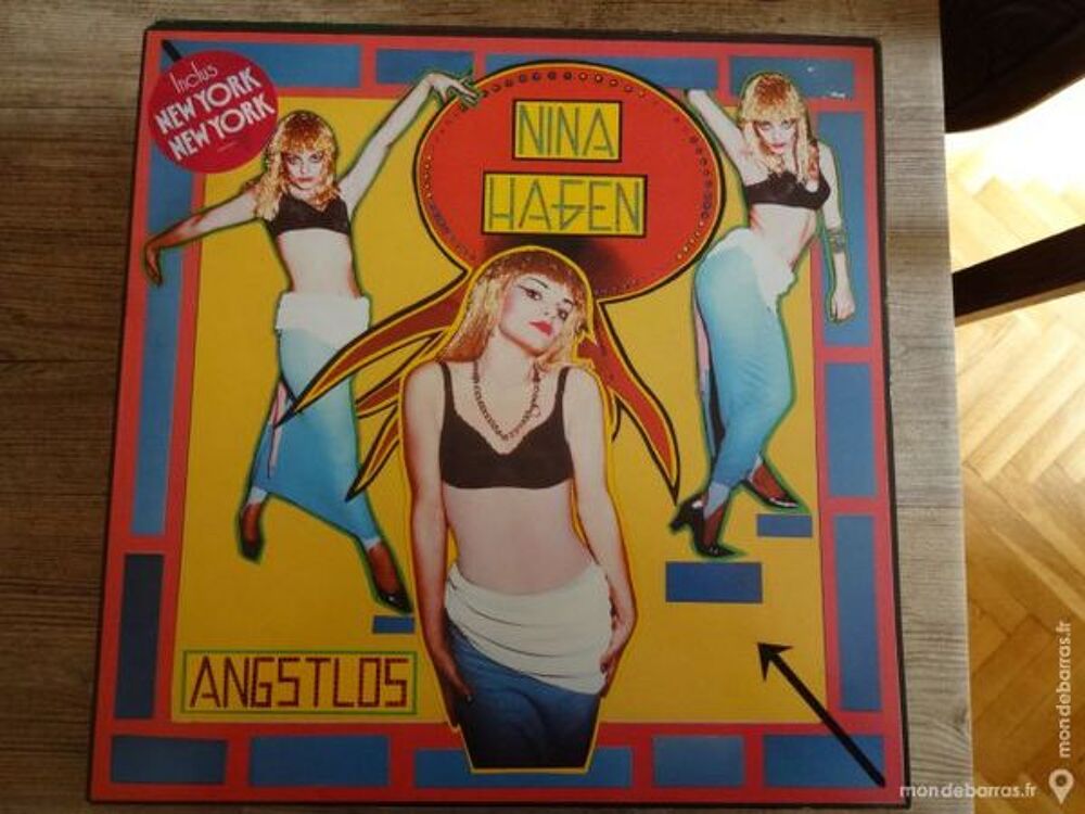 33T VINYL NINA HAGEN - ANGSTLOS CD et vinyles