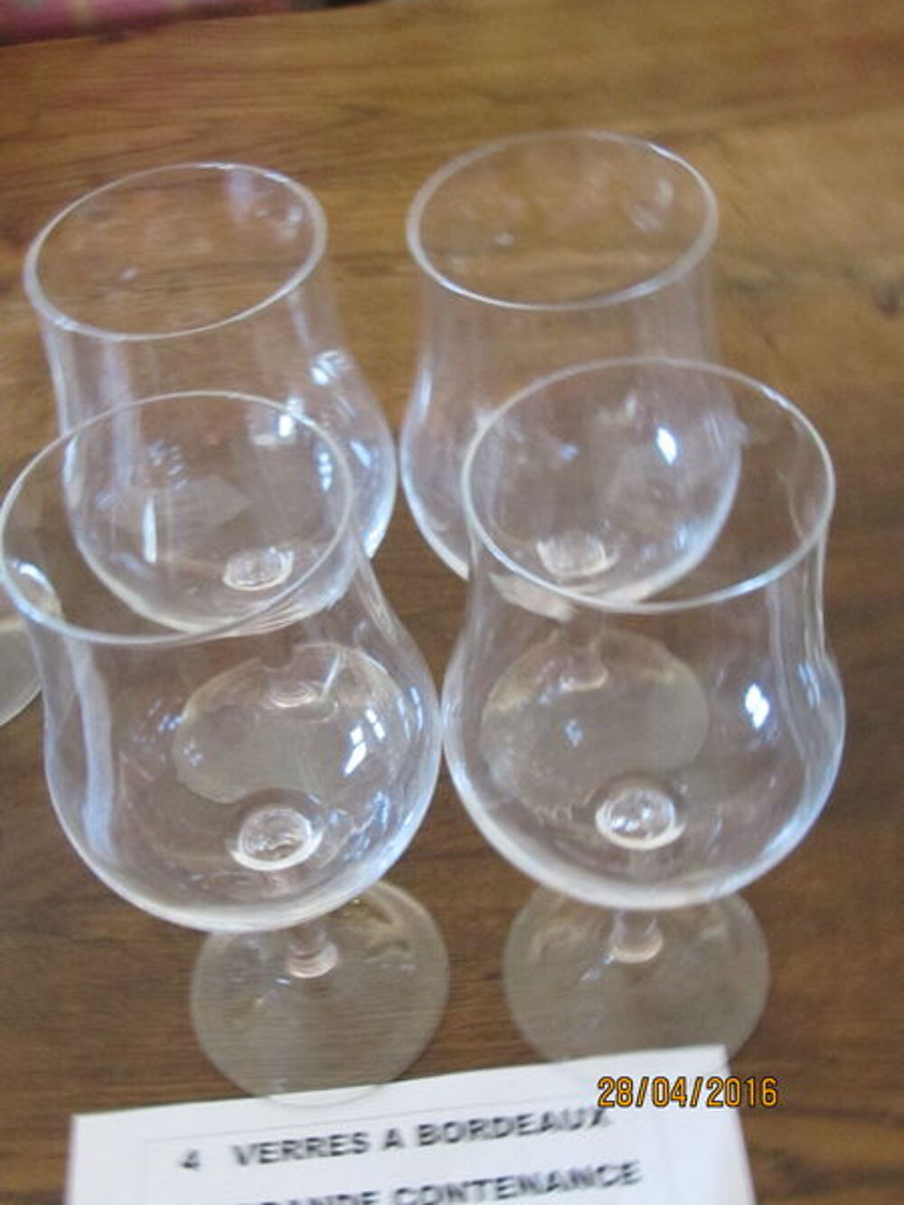 LOT DE VERRES Cuisine