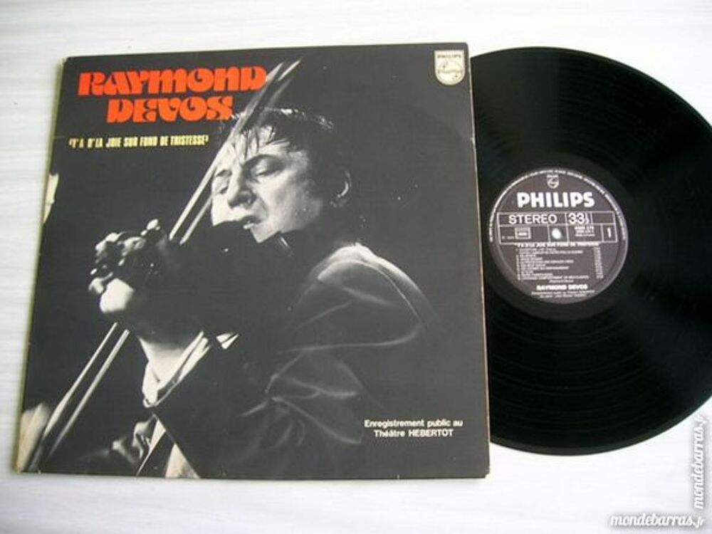 33 TOURS RAYMOND DEVOS Y'a d'la joie sur fond CD et vinyles