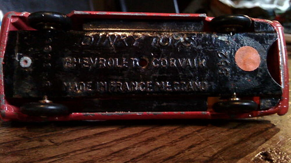 Chevrolet Corvair Dinky toys Made in France Mecano 