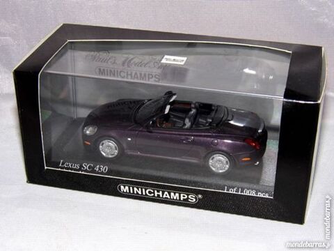 Voiture MINICHAMPS 1/43 LEXUS SC 430 collection 30 Dunkerque (59)