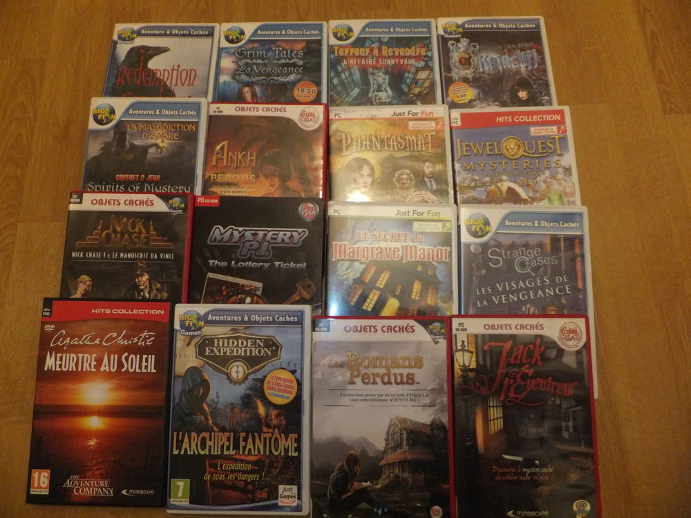 jeux &eacute;nigmes et objets cach&eacute;s pour pc Consoles et jeux vidos