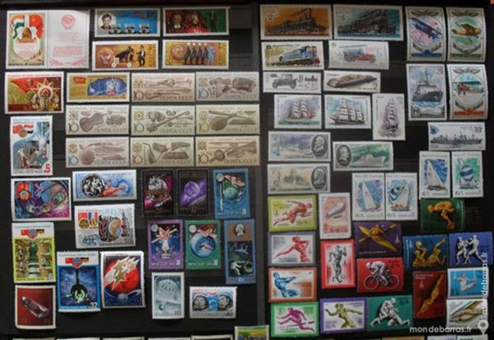 200 timbres NEUFS de l'ex URSS 