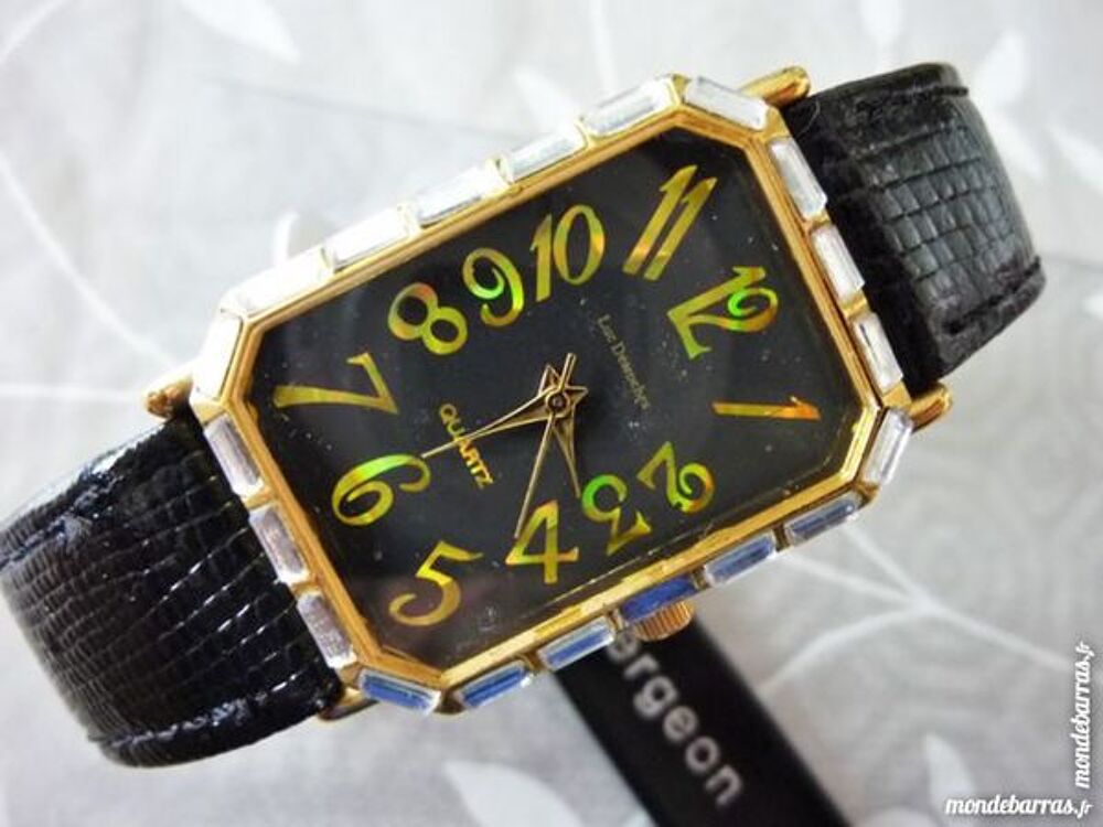 Luc Desroches montre rectangle laser UNISEX LUD001 Bijoux et montres