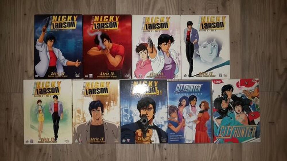 Nicky Larson/City Hunter - Gungrave - Appleseed DVD et blu-ray