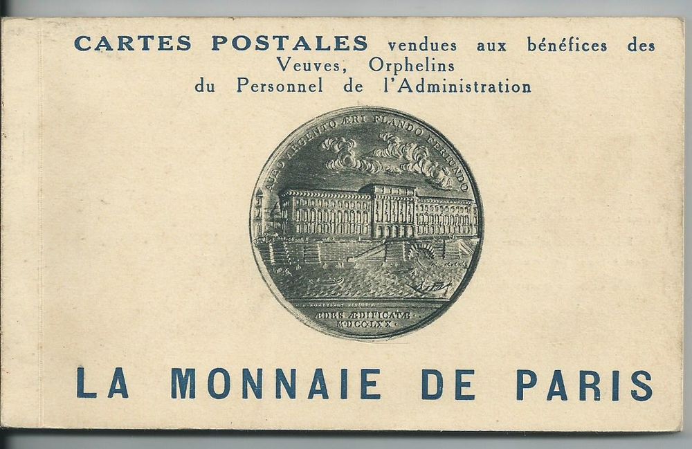 75 h&ocirc;tel Monnaie de paris , 1 carnet de 20 c p 