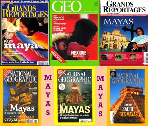 les MAYAS - g�o / prixportcompris 18 Paris 10 (75)