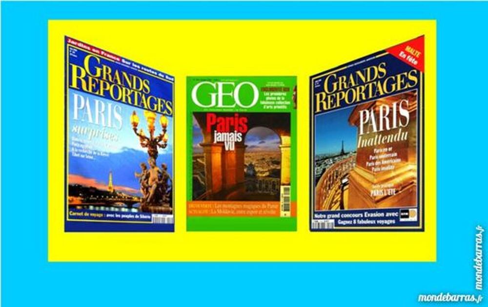 PARIS - inattendu. GEO Livres et BD