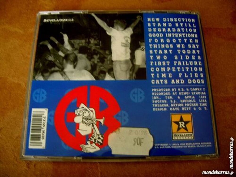 CD GORILLA BISCUITS Start today - PUNK CD et vinyles