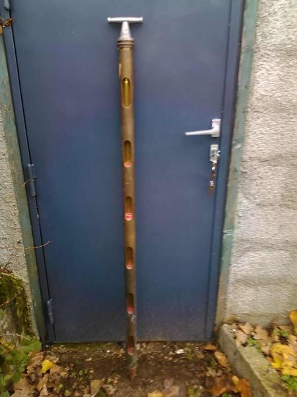 ancien carottier en cuivre Jardin