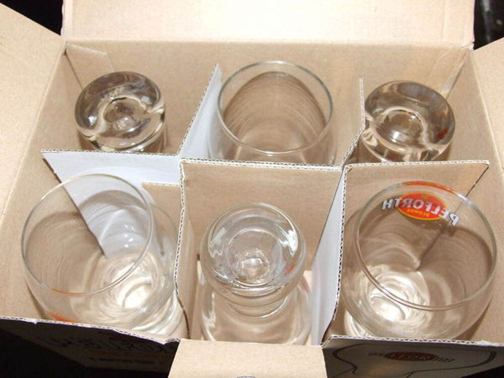 6 verres &agrave; bi&egrave;re Pelforth - 15cl - neufs Cuisine
