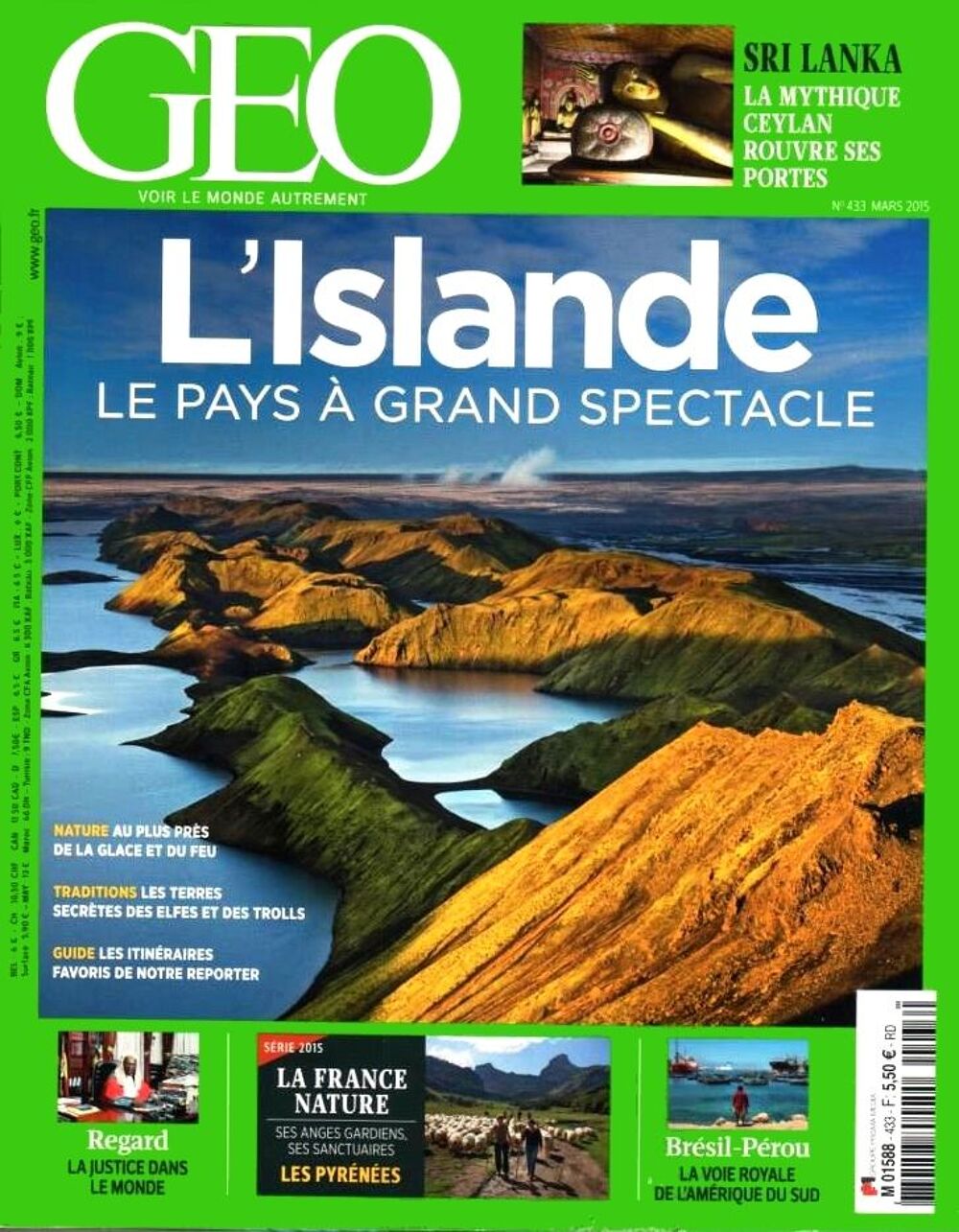 ISLANDE - g&eacute;o / prixportcompris Livres et BD