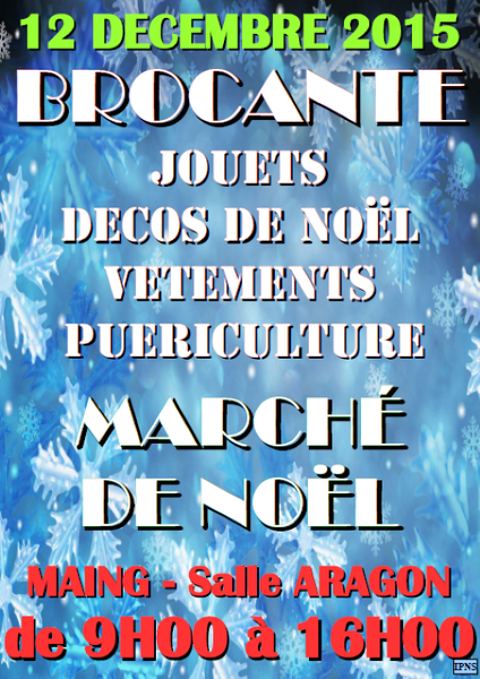 brocante JOUETS ? VETEMENTS? PUERICULTURE ? DECOS DE NOËL Maing (59)