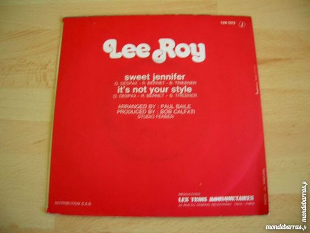 45 TOURS LEE ROY Sweet Jennifer CD et vinyles