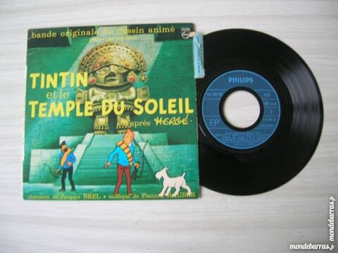 EP TINTIN et le TEMPLE DU SOLEIL- BREL - BOF 85 Nantes (44)