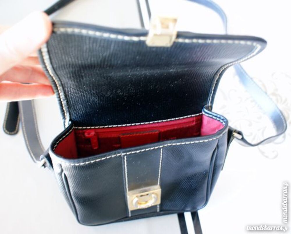 Petit sac en cuir et plastique Lancel Maroquinerie