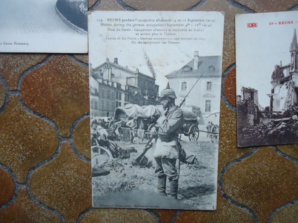 lot de 12 cartes postales REIMS 1902 