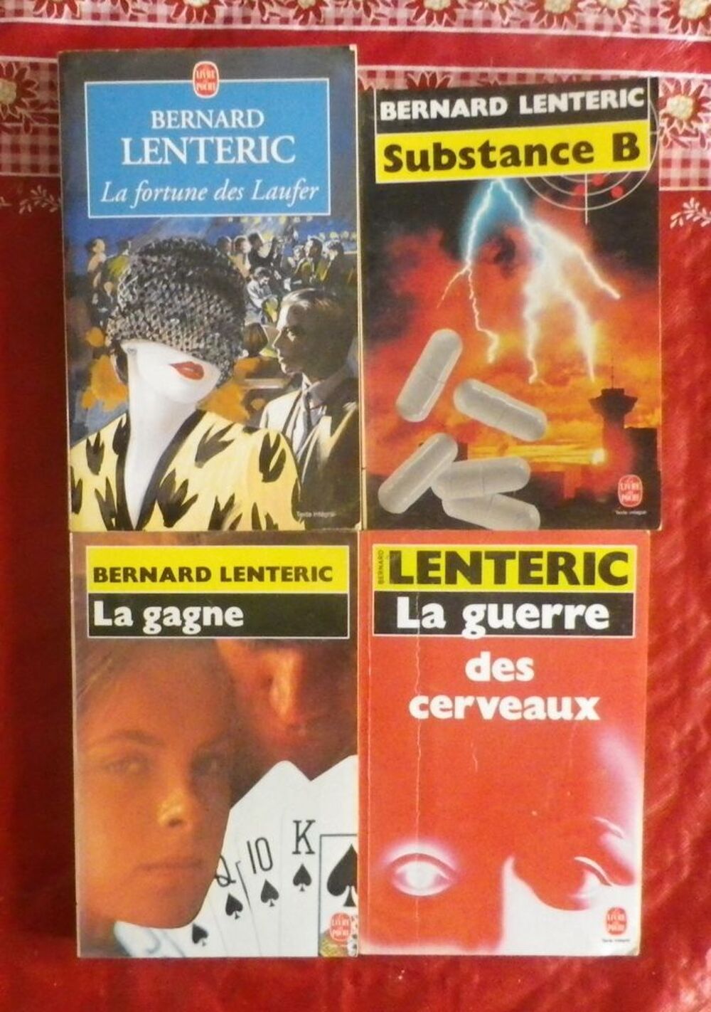 4 THRILLER BERNARD LENTERIC Livres et BD