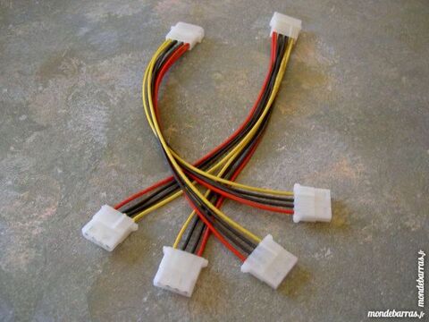 2 câbles   Y   d'alimentation connecteur MOLEX.  2 Fournet-Blancheroche (25)
