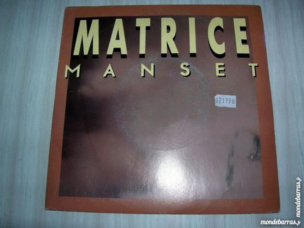 45 TOURS GERARD MANSET Matrice CD et vinyles