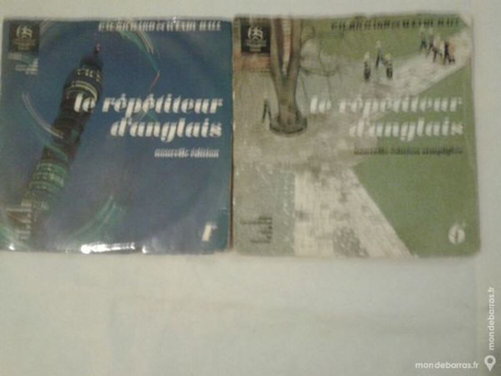 2 disques d'anglais CD et vinyles