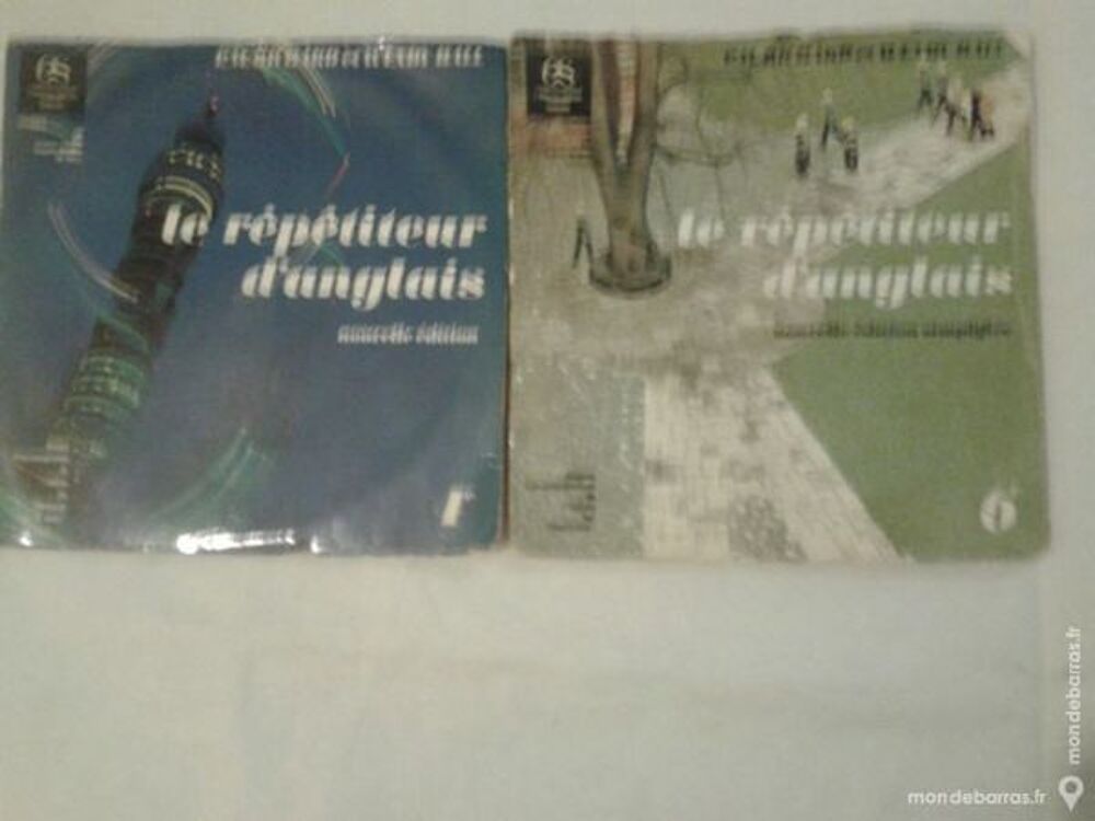2 disques d'anglais CD et vinyles