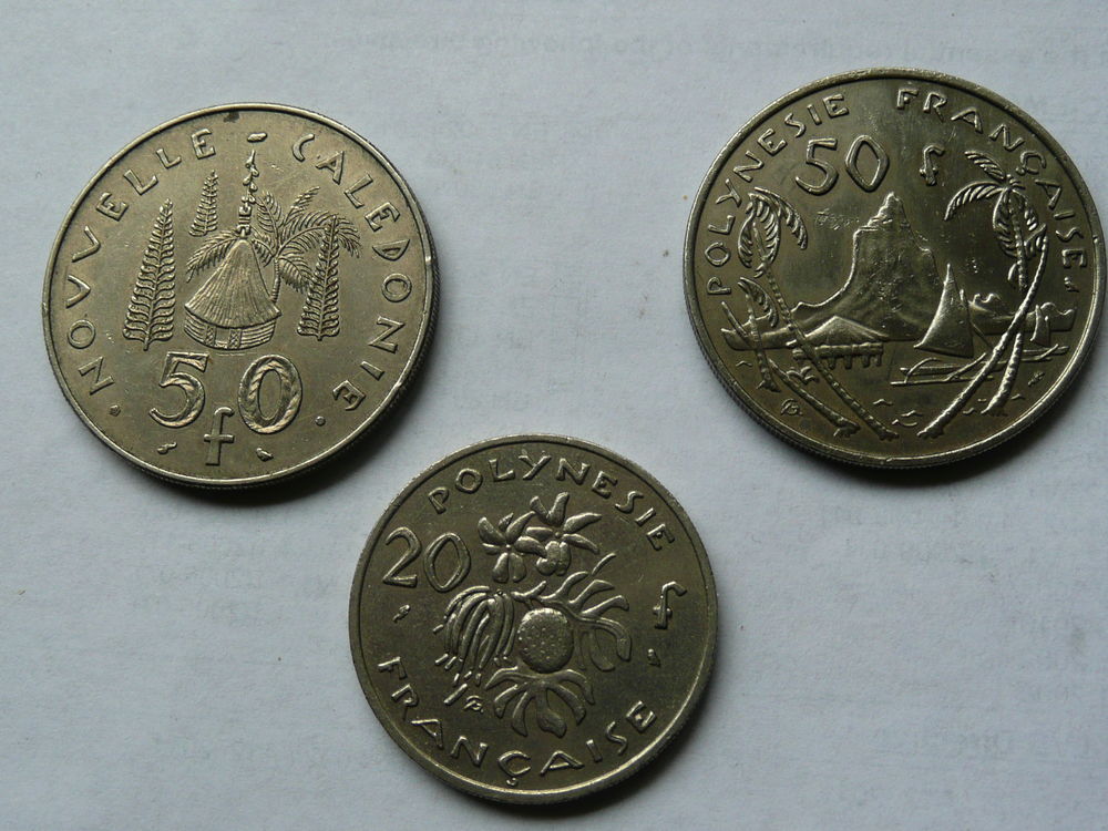 Lot de 3 pi&egrave;ces Colonie Fran&ccedil;aise 