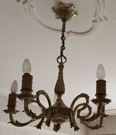 Superbe lustre � 5 branches � NICE 70 Montreuil (93)
