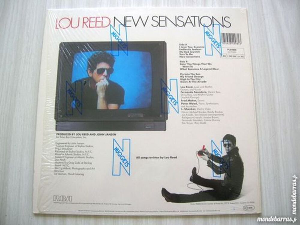 33 TOURS LOU REED New sensations CD et vinyles